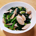 とものりのもと's cooksnap of when they made ほうれん草＆魚ニソ炒め.