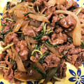 ★☆★アリエル★☆★'s cooksnap of when they made 水菜と豚こま肉のさっと炒め.