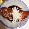 クックAX5ZYC☆'s cooksnap of when they made お店の味♪金目鯛煮付け簡単分量１:１:1.