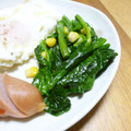 そらてんママ's cooksnap of when they made ほうれん草のバター炒め.