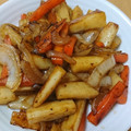 こまめも's cooksnap of when they made 長いもと玉ねぎのてりやき風.