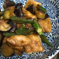 デコレ's cooksnap of when they made 鶏肉とナスとオクラの甘味噌炒め.