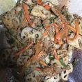 食べまくり's cooksnap of when they made レンコンと挽き肉の炒め物.