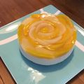 Taikou’s's cooksnap of when they made 桃缶で❤️桃薔薇レアチーズケーキ.