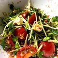 ∽ｙｎｌｖ∽'s cooksnap of when they made かいわれとトマト＆クリチのおつまみ♫.