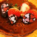 とちまる。's cooksnap of when they made バレンタインデーに♪いちごチョコレート.