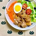 ふたごゆき's cooksnap of when they made 柔らか鶏肉とトロっと卵の親子ベジボウル☆.