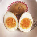 へい♡ゆー♡'s cooksnap of when they made 焼きそばソースの粉だけで かんたん煮卵.