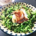 YUKIKI☆'s cooksnap of when they made 生姜焼き味の目玉焼き丼.