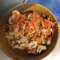 クックZ8J4H4☆'s cooksnap of when they made 豚こまとにんじんのごま味噌炒め.