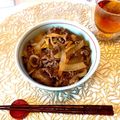 ひっとんクッキング's cooksnap of when they made すき焼き風✨牛肩ロースの煮込み.