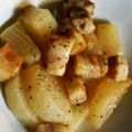 ２４なるるん's cooksnap of when they made 簡単♪大根とベーコンのにんにくバター炒め.
