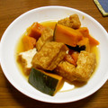 お塩と砂糖's cooksnap of when they made かぼちゃと厚揚げの煮物.