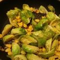 ぴくしーの台所's cooksnap of when they made 芽キャベツとコーンのバターポン酢.