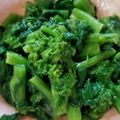 クックXZZ6G4☆'s cooksnap of when they made 菜の花のからし酢味噌和え.
