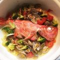 うまいぞー！'s cooksnap of when they made あさりと金目鯛のアクアパッツァ.
