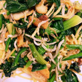 67luna's cooksnap of when they made しらすとほうれん草の和風スパゲティー♪.