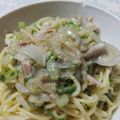 ☆yuuyu☆'s cooksnap of when they made キャベツと塩昆布の☆和風パスタ.