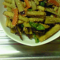 ｸﾛﾎﾞｰ's cooksnap of when they made さつまいものきんぴら.