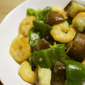 maruru-nn's cooksnap of when they made エビとなすのバター炒め.