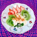 ちゃぴ♥'s cooksnap of when they made キウイフルーツといちごのヨーグルト.