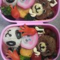 ユラリちゃん's cooksnap of when they made パンダさんのキャラ弁.