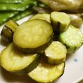 maruru-nn's cooksnap of when they made むくみ解消☆ズッキーニと胡瓜のマヨポン焼.