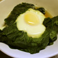 maruru-nn's cooksnap of when they made 超簡単！小松菜と目玉のおひたし.
