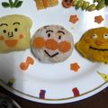 けーこころん's cooksnap of when they made 1歳のお誕生日アンパンマン プレート.