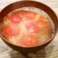 あーこ姐's cooksnap of when they made 冷凍プチトマトの味噌汁.