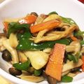 ぴんくみんと's cooksnap of when they made 簡単！竹輪とピーマンのカラフル牡蠣油炒め.