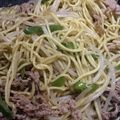 kisr1010's cooksnap of when they made 簡単塩ダレで塩焼きそば.