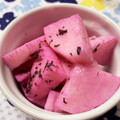 ゆうちゃんシェフ's cooksnap of when they made 【農家のレシピ】長芋の赤しそ漬け.