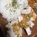 アボガドまん's cooksnap of when they made 鶏胸肉でふっくらしっとりカオマンガイ.