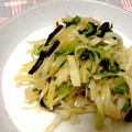 いちごスロータクシー's cooksnap of when they made 捨てないで！大根の皮の塩昆布炒め.