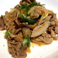 ふたごママちゃん's cooksnap of when they made ヨシダグルメソースで「豚の生姜焼き」.