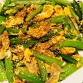 門松なめこ's cooksnap of when they made 小松菜と豚バラ肉の豚骨味風♡玉子とじ♪.