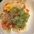 クックC2GECR☆'s cooksnap of when they made マヨ卵キムチ！（たまごサラダ?？).