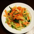 トリノオリンピック☆'s cooksnap of when they made セロリと人参の塩きんぴら。.