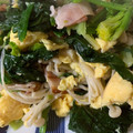 andyhope69's cooksnap of when they made ほうれん草とえのきのベーコン炒め卵入り.