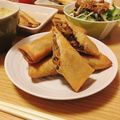 chu–san．'s cooksnap of when they made 我が家の定番☆春雨春巻き.