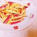art_decor's cooksnap of when they made サツマイモの塩バターきんぴら.