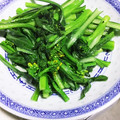 上海まま's cooksnap of when they made 塩とごま油だけ！菜の花の炒め物.