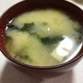 もきち☆'s cooksnap of when they made ◆菊芋とエノキとわかめの味噌汁◆.