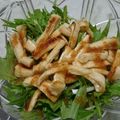ミラクルクルygro's cooksnap of when they made 水菜とカリカリ油揚げのさっぱりサラダ.