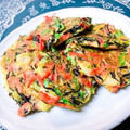 ☆３匹の子ぶた☆'s cooksnap of when they made *ネギの卵焼き☆お好み焼き風*.