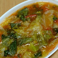 ナーちゃん's cooksnap of when they made 簡単！たっぷりレタスのトマト黒酢煮.