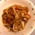 ☆たんたんと一緒☆'s cooksnap of when they made 豚こまとキャベツのピリ辛オイスター炒め.