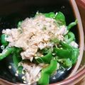 ﾋﾟﾛﾐ♡'s cooksnap of when they made やみつき簡単！レンチン・ピーマンのお浸し.