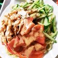 子育て奮闘中！'s cooksnap of when they made 鶏ささ身の棒棒鶏（バンバンジー）.